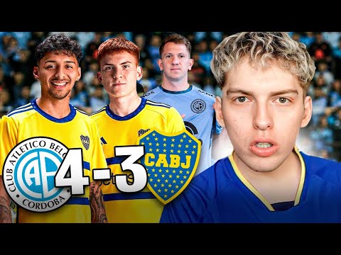 DAVOO XENEIZE REACCIONA A BELGRANO 4 BOCA 3 (2023) - COPA DE LA LIGA