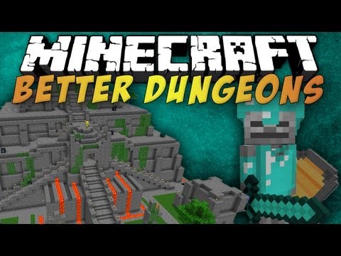 EPIC NEW DUNGEONS & BOSSES in Minecraft 1.5 Mod Review