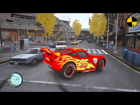 GTA 4 Crazy Disney Cars Ep.8