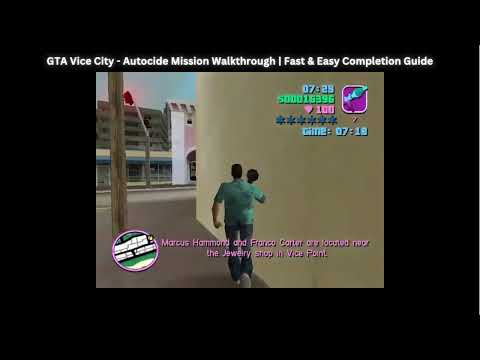 GTA Vice City - Autocide Mission Walkthrough | Fast & Easy Completion Guide #gta #gaming #pc #gtav