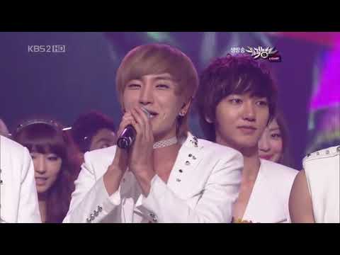 [HQ] 100604 Music Bank - Super Junior winning No.1 + Encore