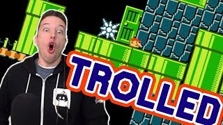 You Can Feel The RAGE That Went Into This TROLL Mario Maker Level!!