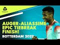 EPIC Tiebreak Ending From Felix Auger-Aliassime in the Rotterdam Quarter-Finals!