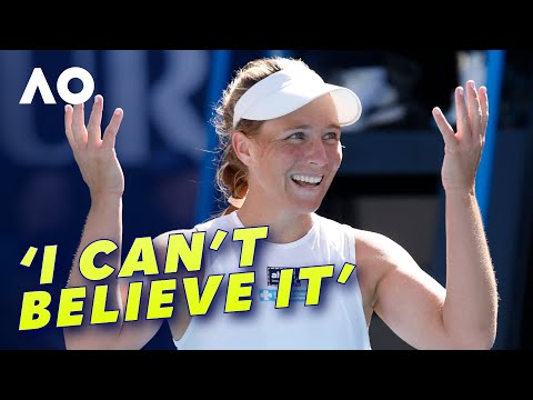 Maddison Inglis is lost for words after a HUGE round 2 win! | AO 2026 | Wide World of Sports