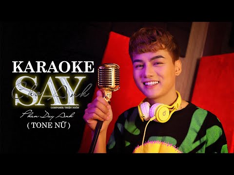 Cho Anh Say - Beat Chuẩn ( Tone Nữ ) l Phan Duy Anh