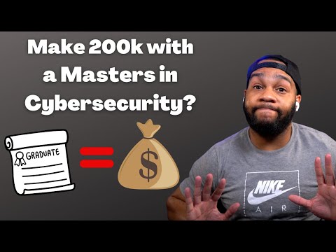 Earn an average SALARY of $200,000 with a Masters Degree in Cybersecurity