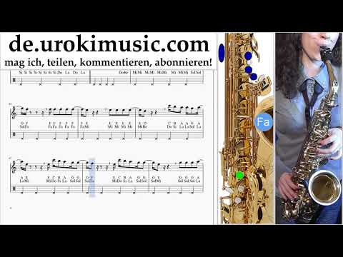 Saxophon Lernen (Alt) Reik ft. Ozuna, Wisin - Me Niego Tabulatur um-a995