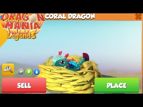Hatching Coral dragon - do you get it ? , Gameplay , Dragon Mania Legends -part 639