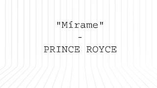 Prince Royce - Mirame (Letra Oficial)