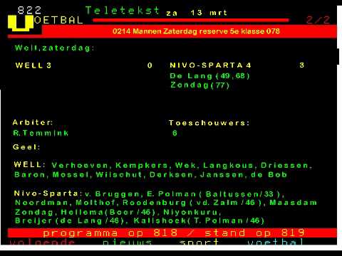 Well 3- Nivo Sparta 4