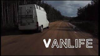 One man and his Malamute Sherpa living the Vanlife. Man and dog exploring, Van Life