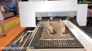 MÁY CNC 5 Trục Chuyên làm Đầu Giường Woodmaster