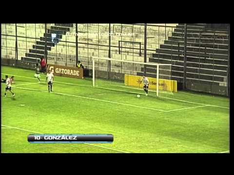 Gol de González. San Martín 1 Instituto 0. Fecha 18. Torneo Primera B Nacional.Fútbol Para Todos