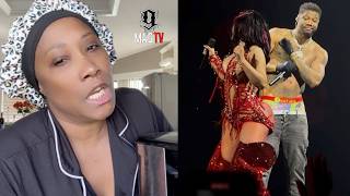 Download lagu Blueface Mom Karlissa React To Trolls Claiming Cardi B Pump Faked Hug During Their Performance! 🤬 mp3