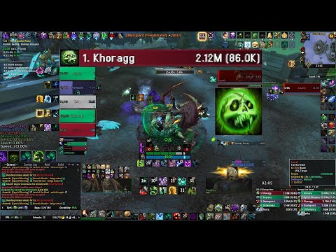 9.2.5 Necrotic Wake 22++ | 18.5k DPS Unholy DK Pov | World of Warcraft