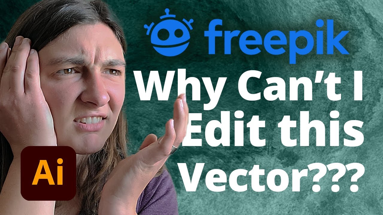 How to Edit a Vector from Freepik.com (or Other Site) • Adobe Illustrator