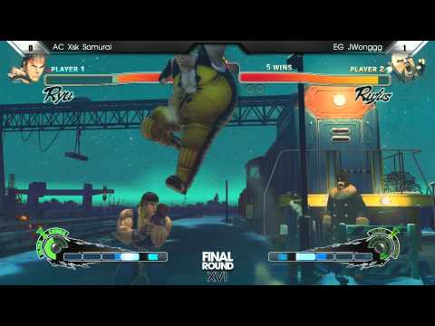 FR16 SSF4AE pools AC Xsk Samurai vs EG Justin Wong