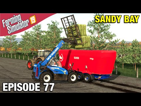 USING THE NEW MIXER Farming Simulator 19 Timelapse - Sandy Bay Seasons FS19 Ep 77