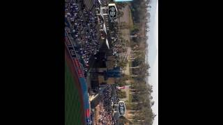 Joan sings the National Anthem