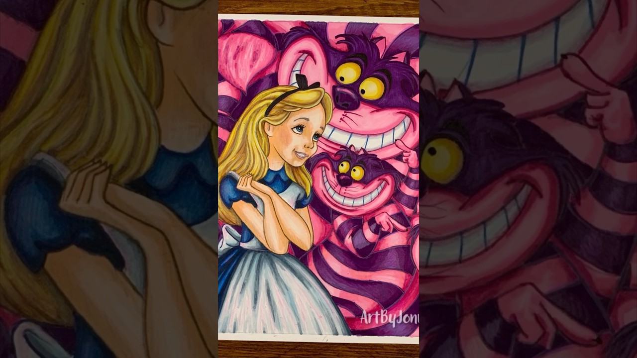 Alice in Wonderland Disney Drawing
