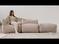 Tetra Eck-Sitzsack, modulares Sofa