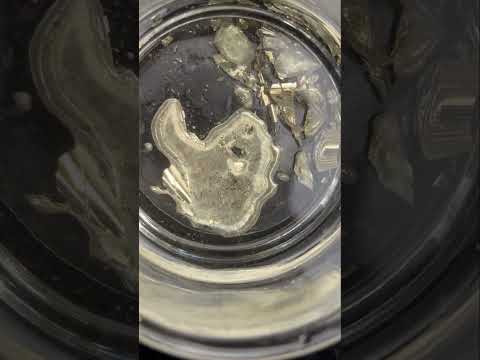 Caesium + banana 🍌 #chemistry #science #experiment