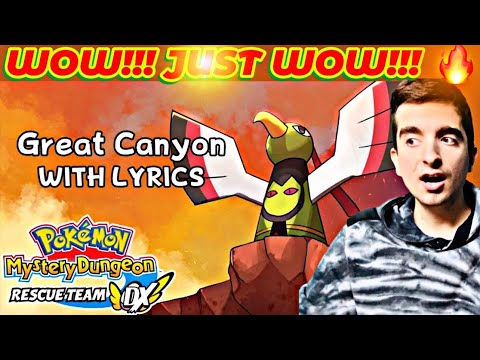 Great Canyon W/ LYRICS - Pokemon Mystery Dungeon Red/Blue Rescue Team DX Cover | Juno Songs Reaction