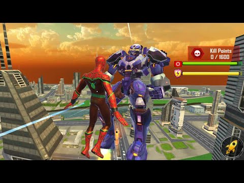 Spider Flying Superhero City Rescue | Android GamePlay