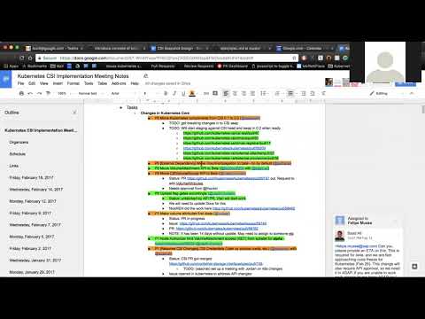Kubernetes SIG Storage - CSI Implementation Workgroup 20180216
