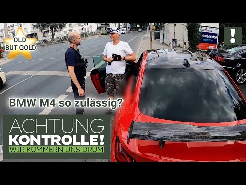 Heckspoiler ZULÄSSIG? 🧐 BMW M4 ORDENTLICH aufgetunt! |Old But Gold| Kabel Eins | Achtung Kontrolle