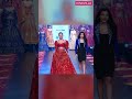 MalaikaArora Looks ️STUNNING ️as She Walks The Ramp In A Bridal Red Lehenga Shorts Pinkvilla