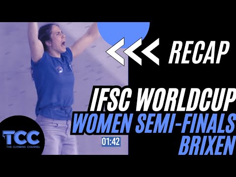 Recap Women Semi-Finals | Brixen | IFSC Worldcup 2023