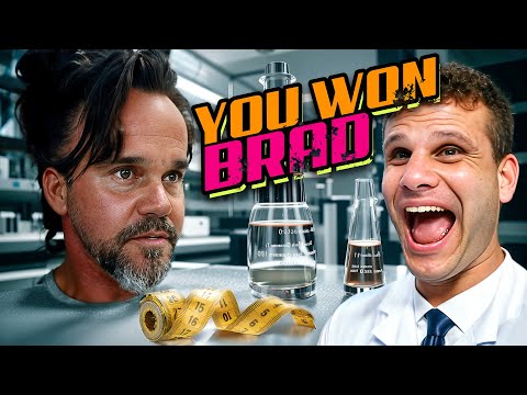 Jason Genova trains with Big Brad Wolf at 6am at LA Fitness - Heads and calves measuring contest