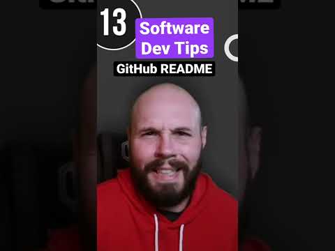 Software Dev Tips - Pretty README #shorts thumbnail