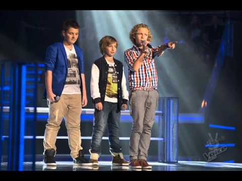 The Voice Kids 2012 - Battle - Piet vs Jesse vs Finn - One Thing