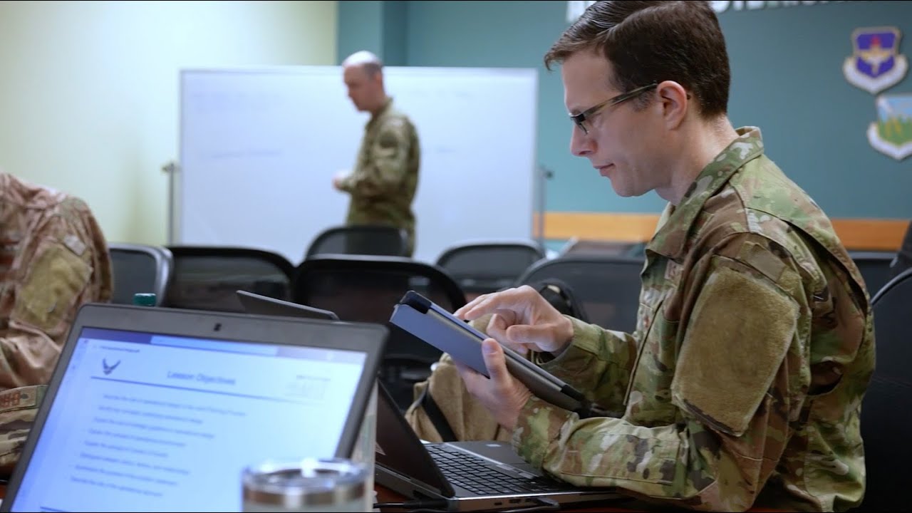 Embedded iframe for Youtube video player: Custom Group Training for the Military from Pearson VUE