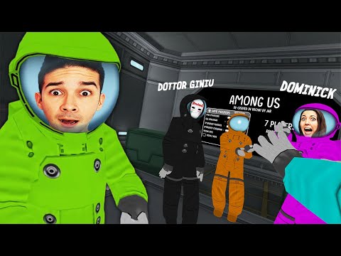 ENTRIAMO NELLA VERA ASTRONAVE DI AMONG US E GIOCHIAMO NELLA REALTÀ VIRTUALE! *Among us VR*