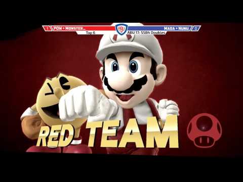 ABU 17: Monster_ + Pow vs. Mada + Nunu - SSB4 Doubles Winners Semis