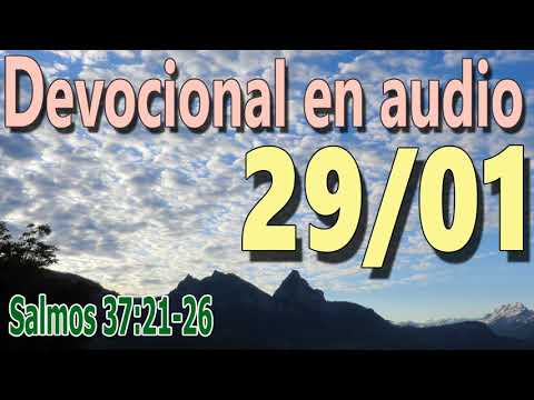 Devocional en audio 29/01 - Salmos 37:21-26