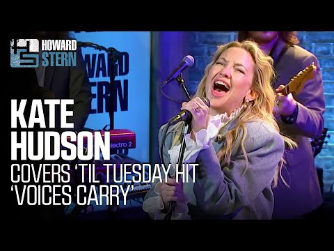 Kate Hudson Covers “Voices Carry” Live on the Stern Show