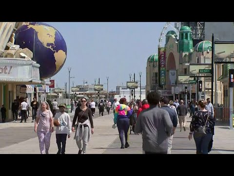 NJ Atlantic City Boardwalk & Increased Police Presence