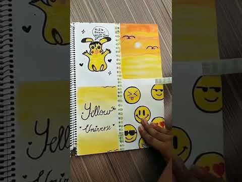 Yellow aesthetic wallpaper drawing ✨💛# shorts