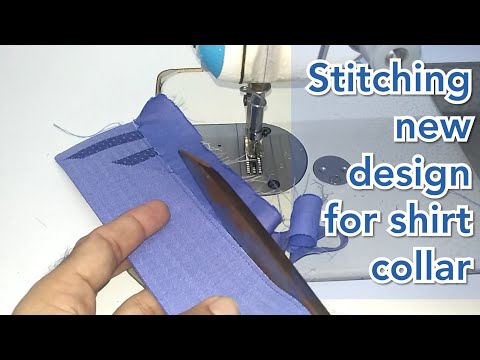 Nice shirt collar pattern | How to make any kind of collar design trick Video