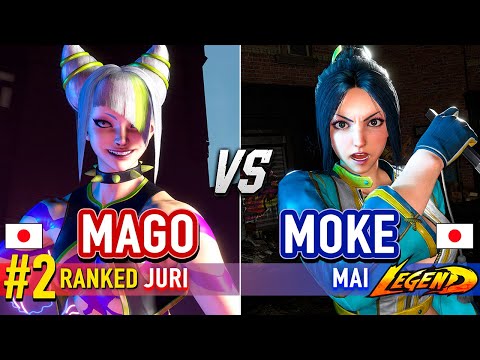 SF6 🔥 MAGO (#2 Ranked Juri) vs MOKE (Mai) & OTANI (Ken) 🔥 Street Fighter 6 High Level Gameplay