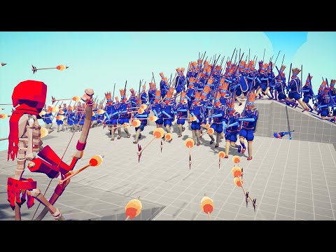 100x MELEE UNITS ⚔️ vs 🏹 100x RANGED UNITS TOURNAMENT / Totally Accurate Battle Simulator ( TABS )