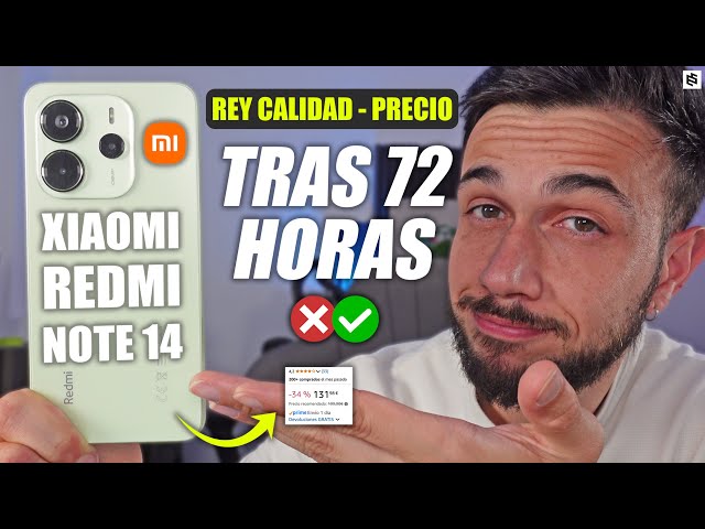 Vídeo relacionado con XIAOMI Redmi Note 14 - Smartphone de 8+256GB, Pantalla de 6.67" AMOLED FHD+ 120Hz, MediaTek Helio G99-Ultra, cámara de 108MP, TurboCharge 33W, 5500 mAh, Cargador no Incluido, Azul (Versión ES)