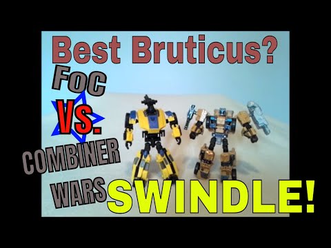 Best Bruticus? Transformers Custom Combiner Wars VS FoC Swindle - GotBot True Review NUMBER 78