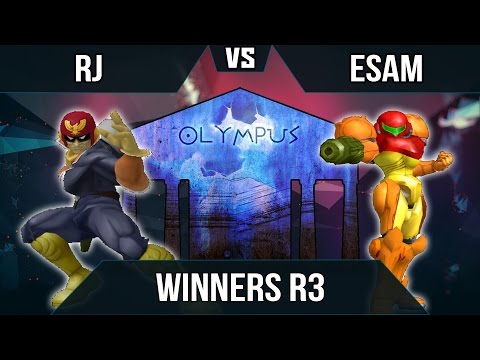 Olympus - RJ (Captain Falcon) vs. CT | ESAM (Samus) SSBM Winners R3 - Melee