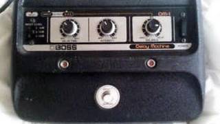 Video thumbnail for BOSS DM-1 Delay Machine Guitar Pedal by Nail Guitar Skills
