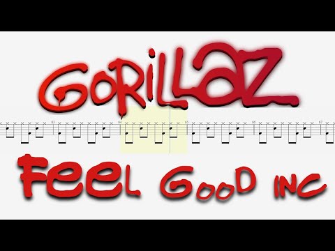 Gorillaz - Feel Good Inc. (Drum Notation) By @chamisdrums @ChamisBass #drumtabs #chamisdrums